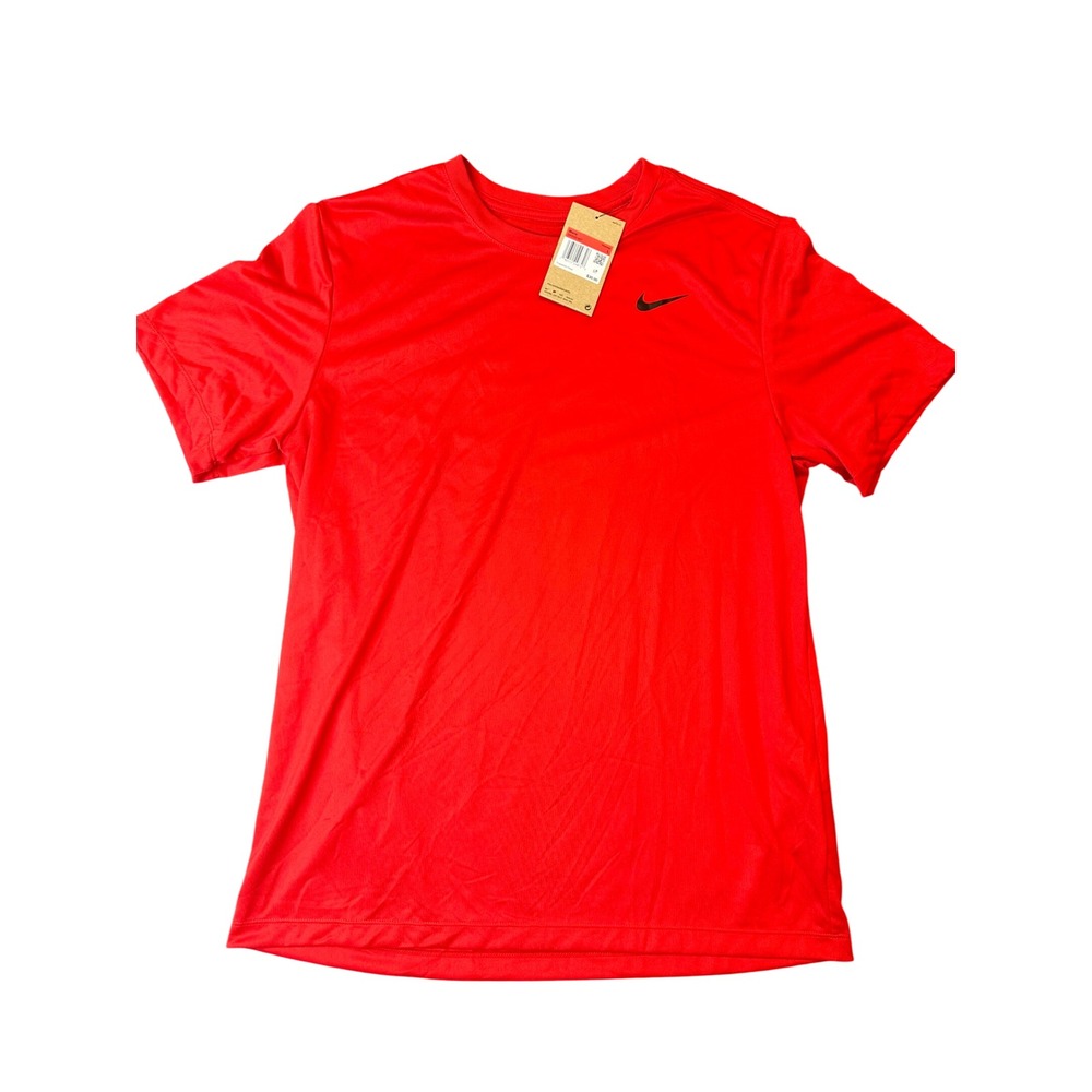 Nike Mens Legend Training T-Shirt Red Dri-FIT Short Sleeve DX0989-657 Large
